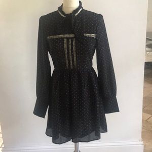 Polka dot mini dress